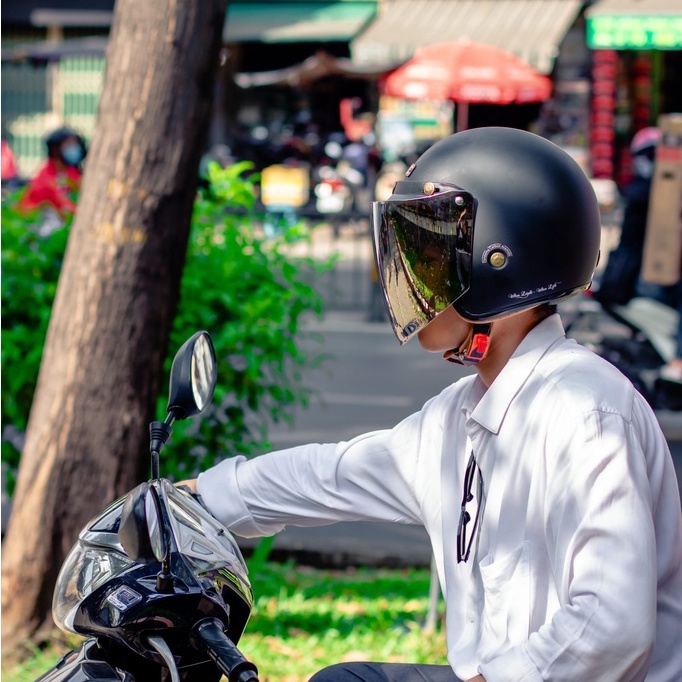 Kính chắn mũ bảo hiểm 3/4 Bulldog K7  - BIKER.176 - Mũ bảo hiểm chính hãng Vũng Tàu