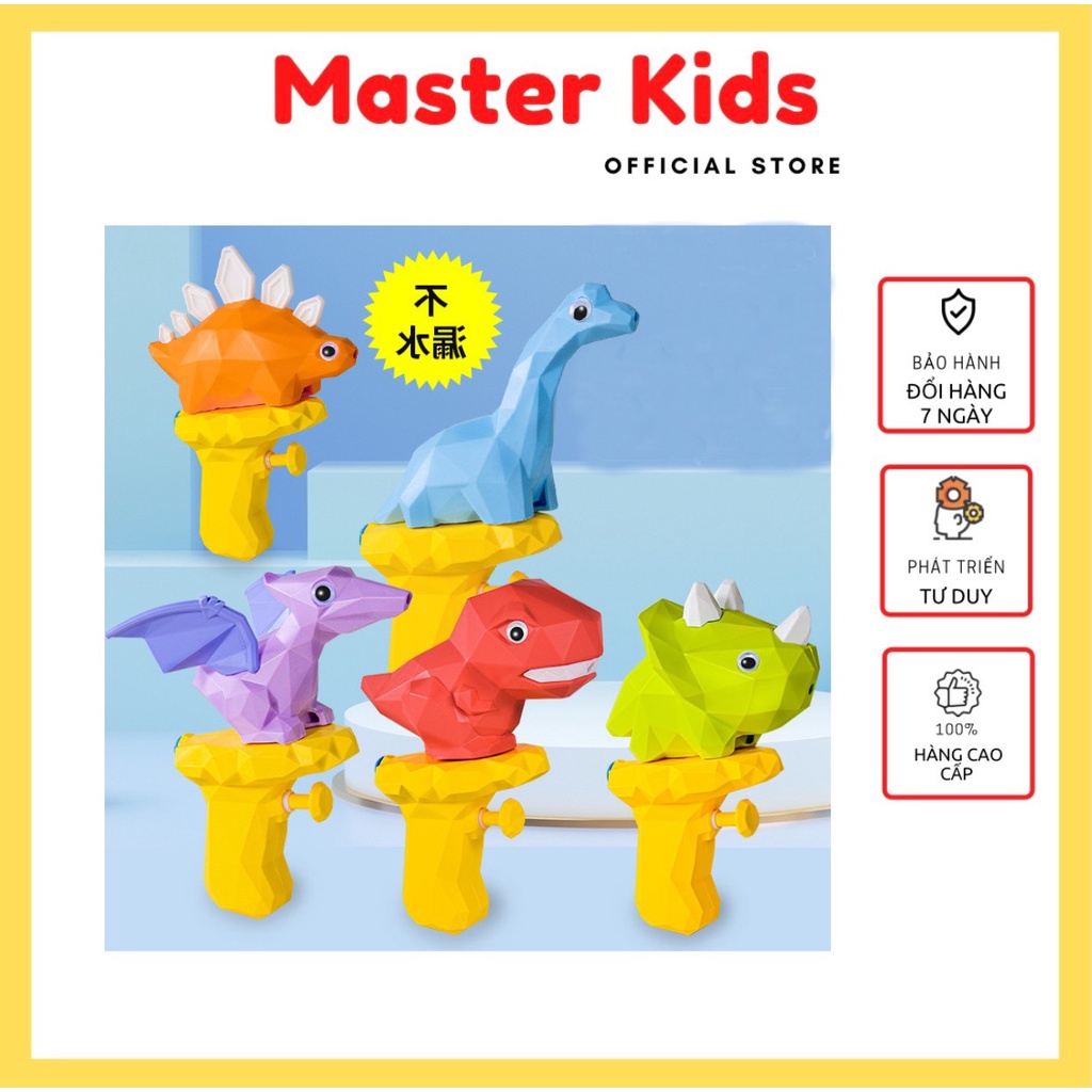 [Đồ chơi vận động] Súng bắn nước đồ chơi hình khủng nhiều màu sắc đáng yêu cho bé Master Kids