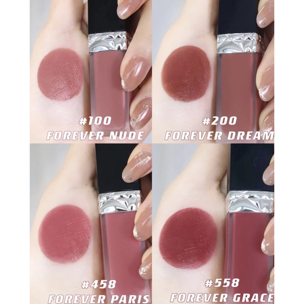 Son Dưỡng Dior Addict Lip Glow_Dior Rouge Matte Lipstick Hàng Chính Hãng 001-004