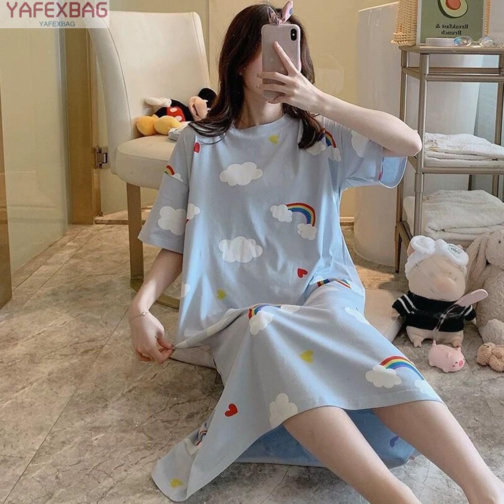 Đầm Ngủ Tay Ngắn Hoạ Tiết Hoạt Hình Cho Phái Nữ | BigBuy360 - bigbuy360.vn