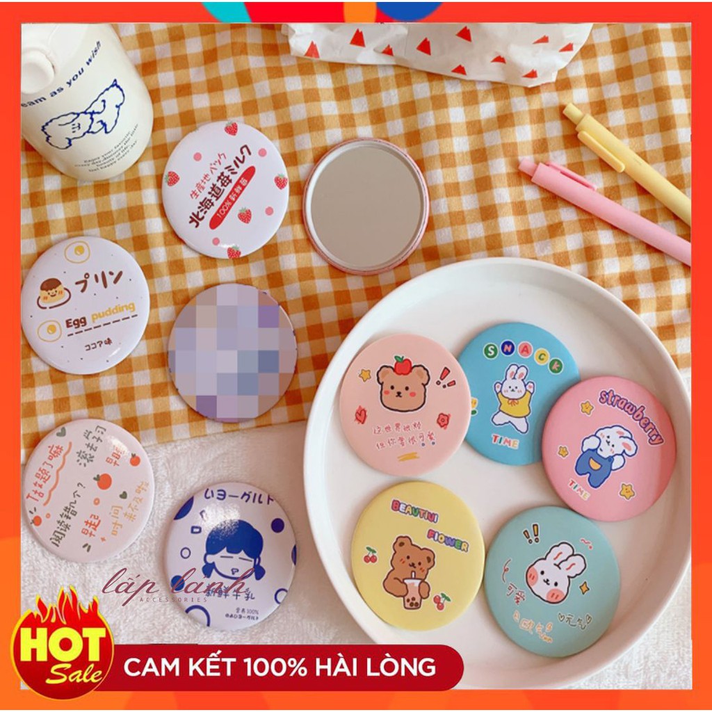 [HOT] GƯƠNG KÍNH MINI TRANG ĐIỂM CẦM TAY BỎ TÚI SIÊU CUTE TIỆN LỢI XINH XẮN 214GTDMI (GIAO NGẪU NHIÊN)