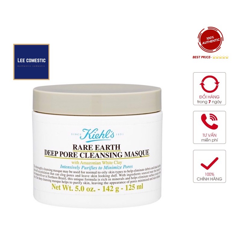 Mặt Nạ Đất Sét Kiehl's Full Size 142g