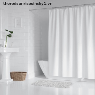 Rèm cửa nhà tắm chống thấm nước kèm 12 móc tiện dụng