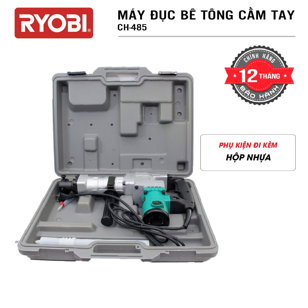 Máy đục bê tông cầm tay 1130W RYOBI (KYOCERA) - CH-485