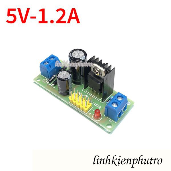 Mạch Ổn Áp Nguồn LM7805 - 5V 1.2A