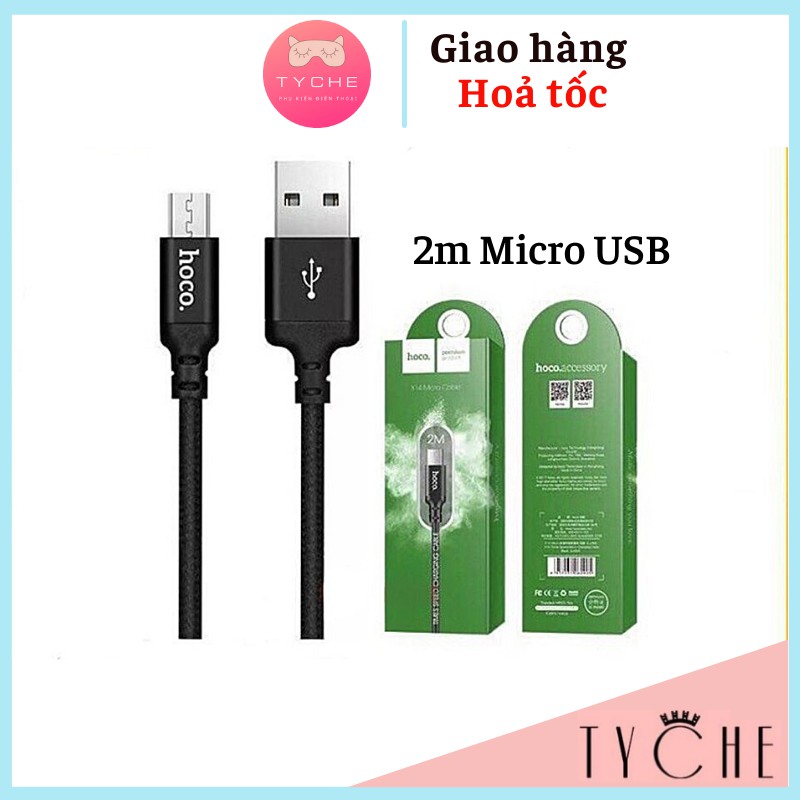 Cáp Sạc Hoco X14 Micro - Dài 2m - Cáp Android