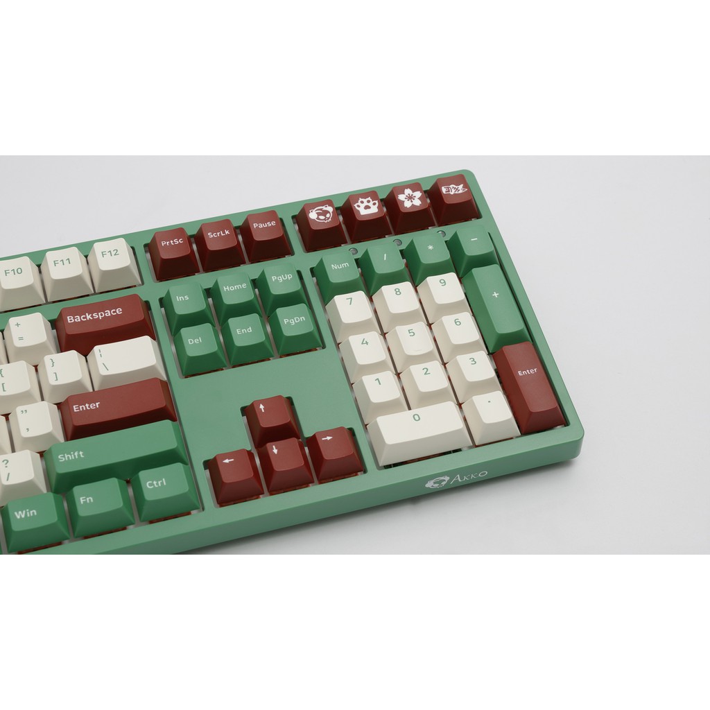 [Mã 267ELSALE hoàn 7% đơn 300K] Bàn phím cơ AKKO 3108 DS Matcha Red Bean (Akko switch v2)