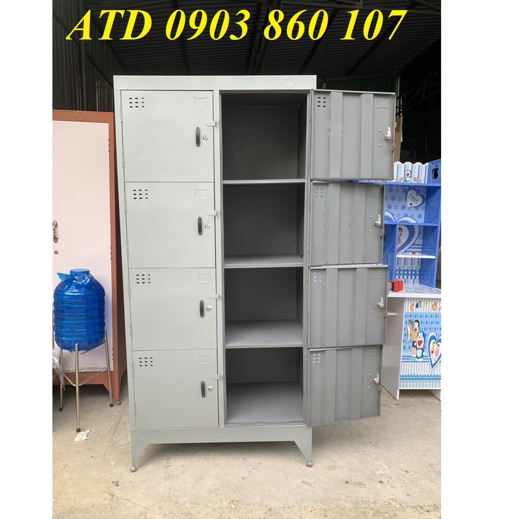 Tủ hồ sơ locker sắt văn phòng giá rẻ- tủ locker sắt cao cấp để đồ nhân viên có khóa an toàn tphcm
