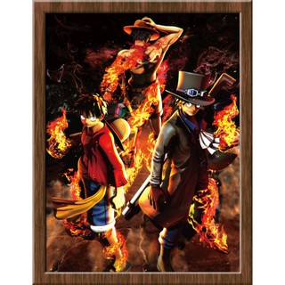 Miếng Dán Tường Trang Trí Hình Nhân Vật Hoạt Hình Trong One Piece