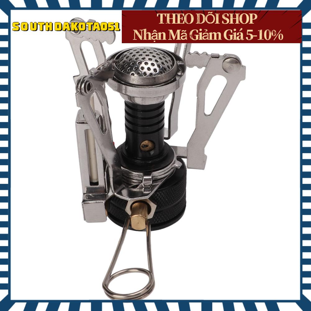 Southdakota051 Bếp gas mini Gập điện áp Hỗ trợ ổn định cắm trại di động cho đi bộ đường dài ngoài trời