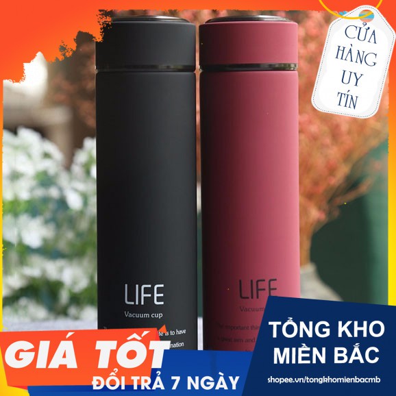 Combo 2 Bình giữ nhiệt Flask Vacuum LIFE inox 500ml HÀNG MỚI