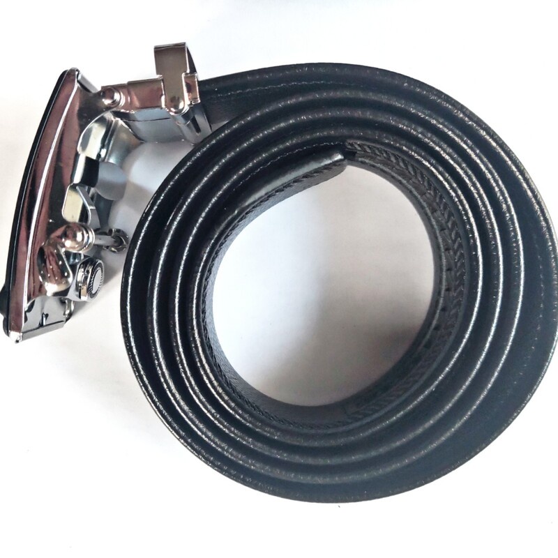 Thắt lưng nam dây nịt nam cao cấp 100 da mềm thời trang đẹp giá rẻ khóa tự động bản 3.5cm sọc vàng sọc trắng