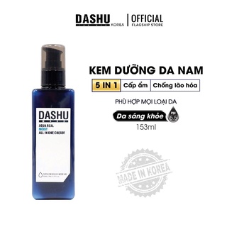 Lotion Dưỡng Da Nam Dashu Man's Aqua Real Moist All In One Dưỡng Trắng, Cấp Ẩm 153ml