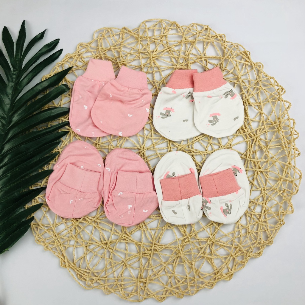Set Bao Tay Chân Dokma Cho Bé Sơ Sinh, Bao Tay Bao Chân Bo Chun Trẻ Em Chính Hãng
