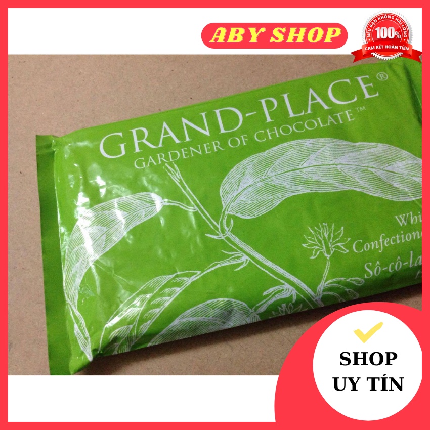Socola trắng ⚡ CỰC NGON ⚡1kg socola trắng grandplace vị ngọt sẵn, không có cacao nên không đắng