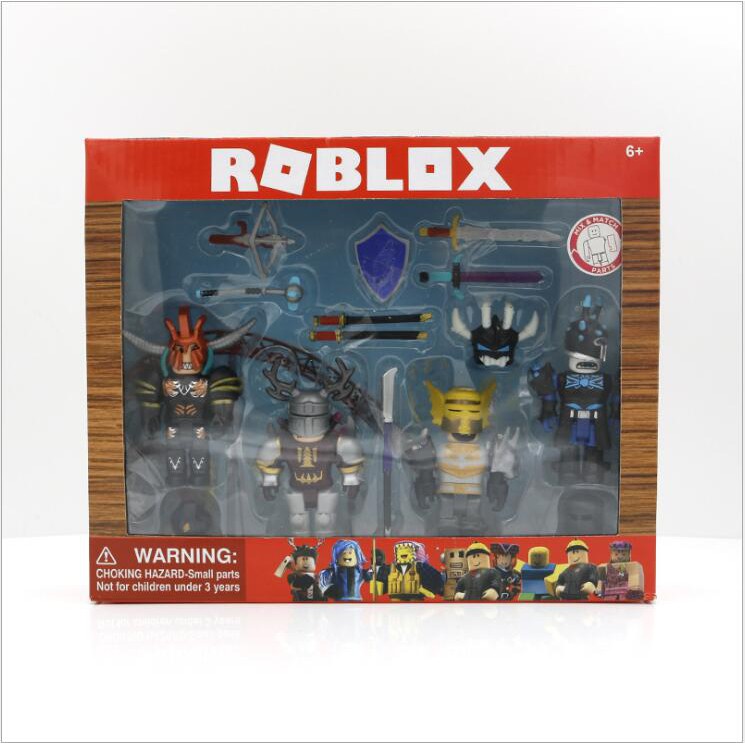 Set 4 Mô Hình Đồ Chơi Nhân Vật Roblox Knight Bằng Nhựa Pvc Cao Cấp