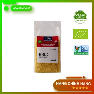Hạt Kê Hữu Cơ Đã Bóc Vỏ 500g Sottolestelle Organic Hulled Millet