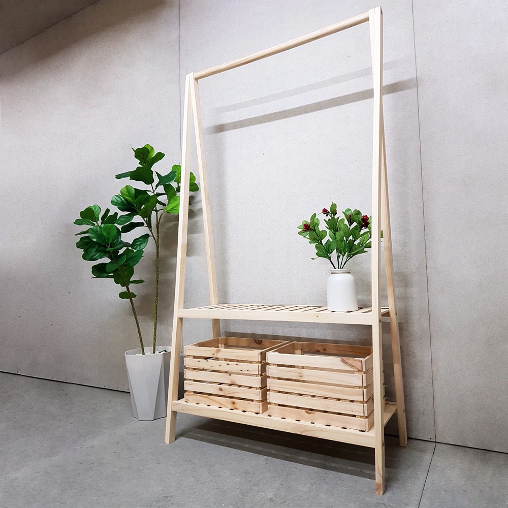 Bộ kệ quần áo Pyra 2 tầng IBIE nhiều tùy chọn