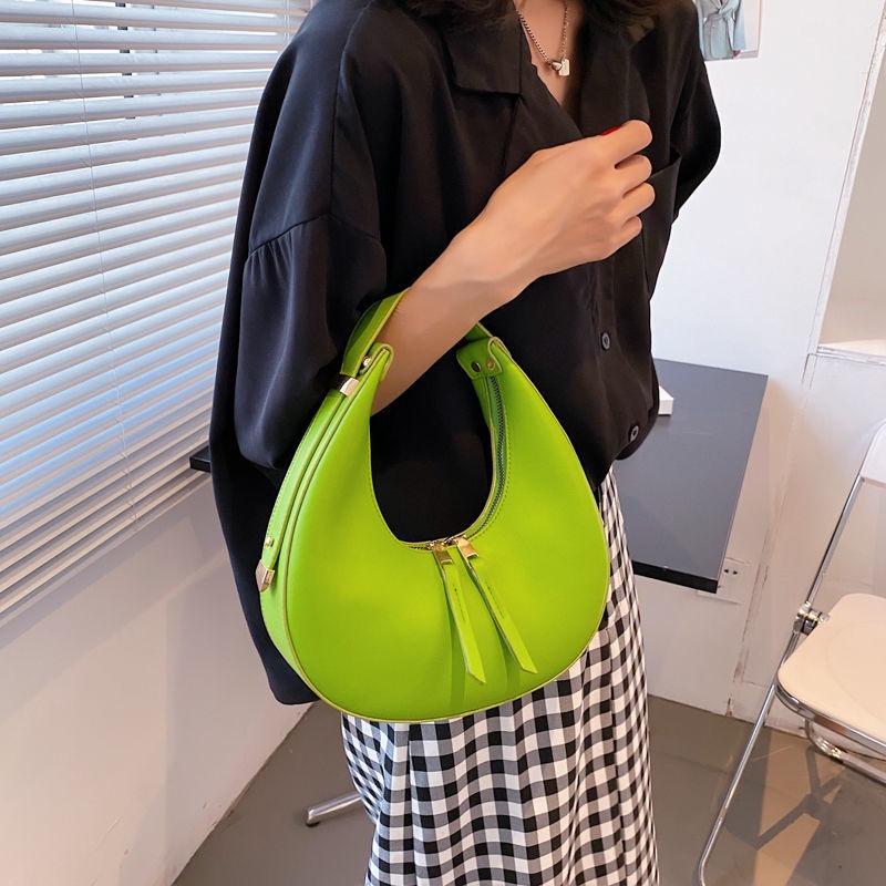 ◎Túi Xách Đeo Vai Hình Bán Nguyệt Phong Cách Thời Trang Năm Mới Dành Cho Nữ