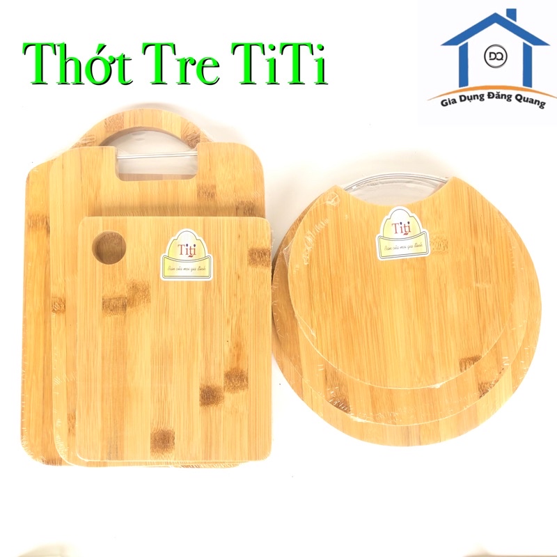 Thớt Tre Kháng Khuẩn TiTi Thân Thiện Môi Trường- Hàng Chính Hãng