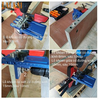 Cữ khoan ốc cam 3 lỗ