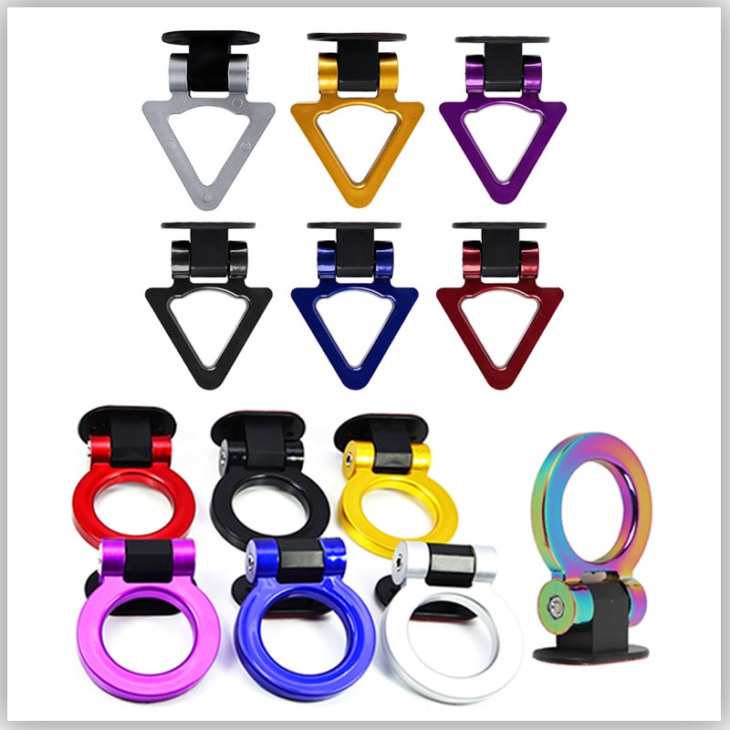 1 JDM Móc Kéo Xe Hơi Có Thể Gập Lại Bằng ABS Chống Nước An Toàn Chất Lượng Cao Móc Kéo Xe Hơi Thể Gấp Gọn cái cản xe Ô Tô  trang trí phụ kiện ngoại thất ô tô