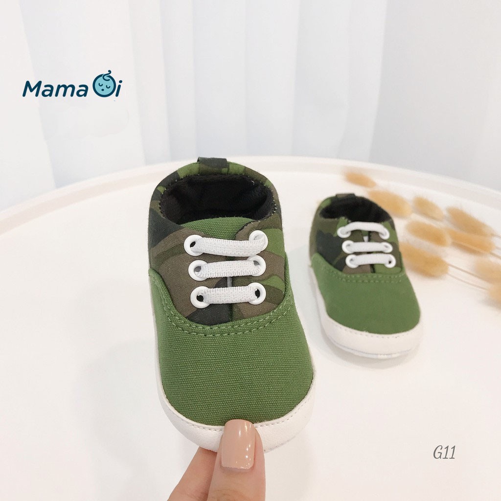 G11 Giày bata cho bé vải chú lính đế nhựa chống trượt tập đi đáng yêu cho bé của Mama Ơi - Thời trang cho bé