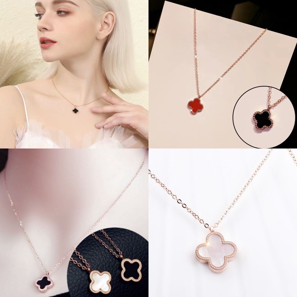 Vòng cổ Cỏ Bốn Lá Xinh Xắn Dành Cho Nữ
