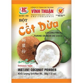 BỘT CỐT DỪA VĨNH THUẬN 50G