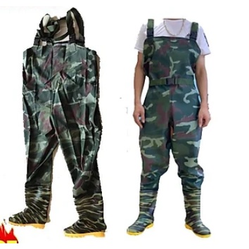 Bán Ủng yếm, ủng lội nước liền quần Hoa San rằn ri đế cứng size 38-43, chuẩn công ty hoa san
