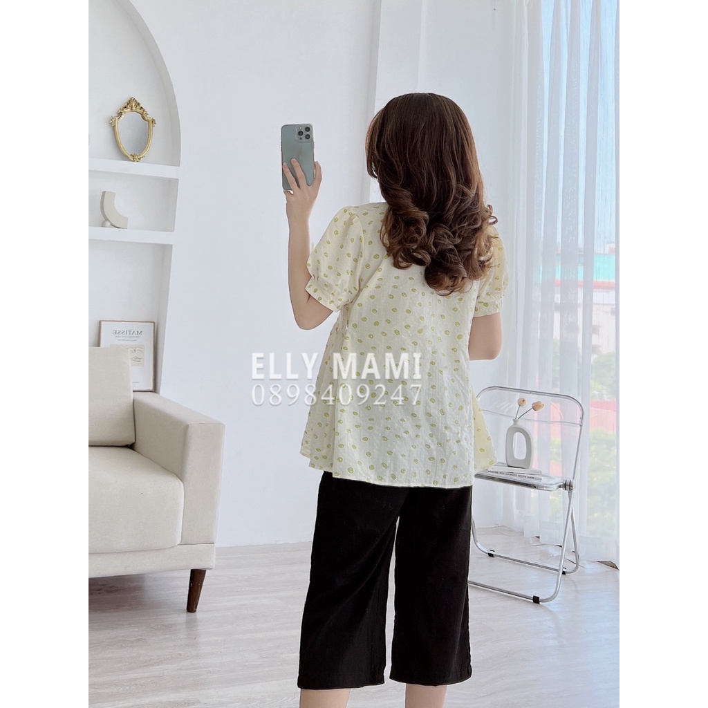 ( 40kg - 95kg ) Áo Bầu , Bigsize Nhiều Màu Nơ Ngọc Tiểu Thư Mặc Thoải Mái Suốt Thai Kì &amp; Sau Sinh Thiết Kế Cao Cấp