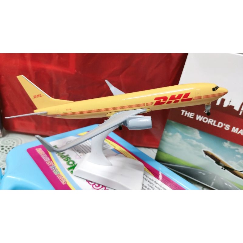 Mô hình máy bay kim loại DHL20CM