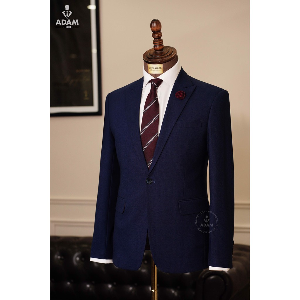 ÁO VEST NAM ADAM STORE XANH SẪM AV168