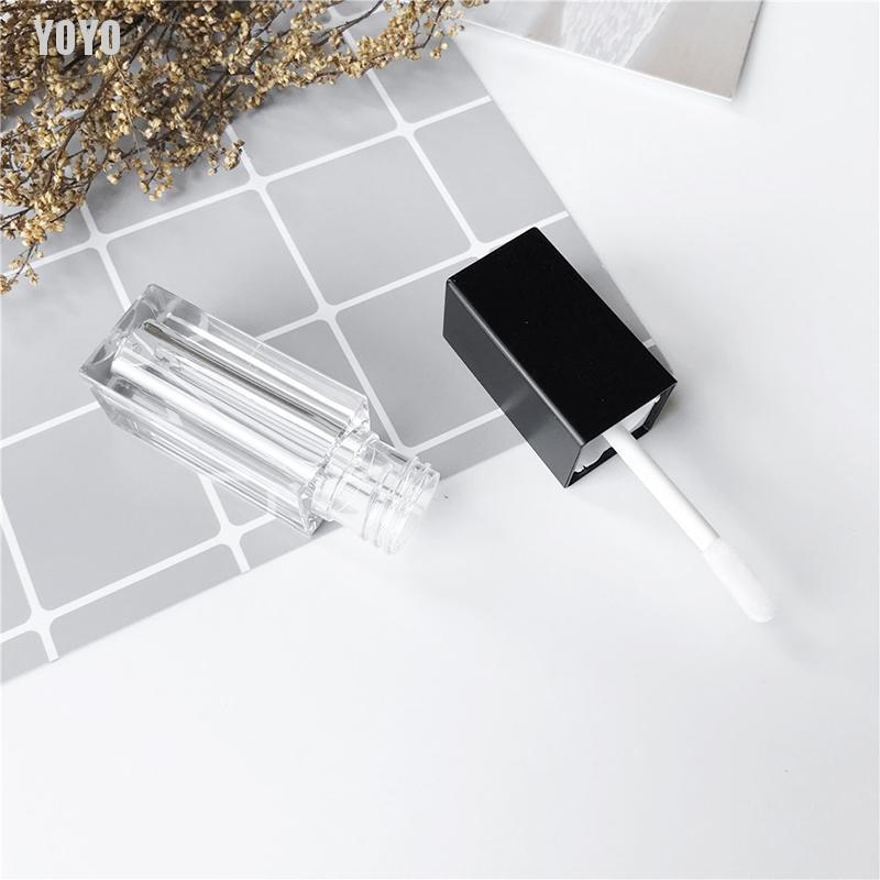 [Hàng mới về] Ống đựng son rỗng trong suốt có nắp đậy tiện dụng chất lượng cao