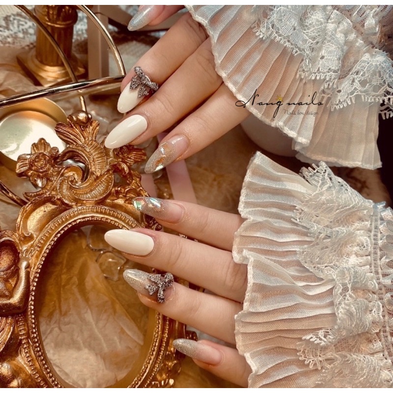 NAILBOX MÓNG ÚP THIẾT KẾ SANH CHẢNH - KÈM THEO DŨA VÀ KEO GẮN