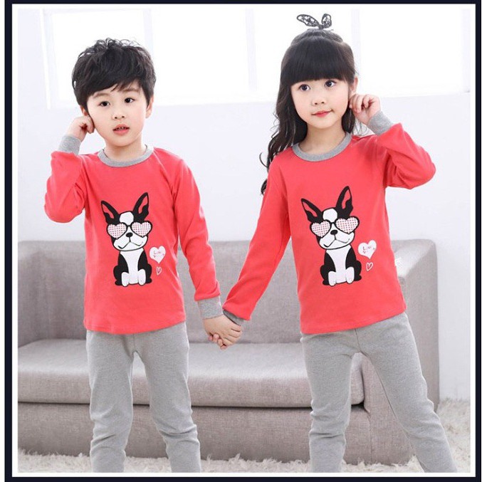 Bộ đồ thu đông cho bé trai và bé gái từ 5-10 tuổi
