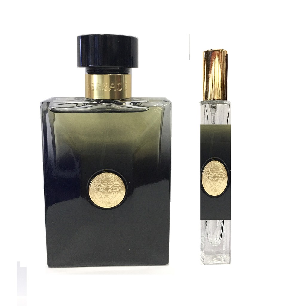 scentstorevn - nước hoa nam versace pour homme oud noir 10ml (mẫu thử)