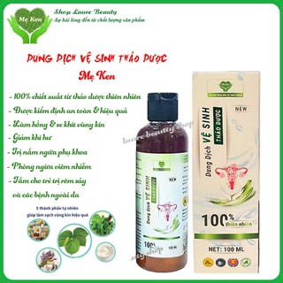 Dung Dịch Vệ Sinh Phụ Nữ Thảo Dược Mẹ Ken, Làm Hồng Se Khít Vùng Kín, Đánh Bay Nấm Ngứa Khử Mùi Hôi 100ml