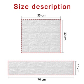 H&B Xốp dán tường giả gạch 3d