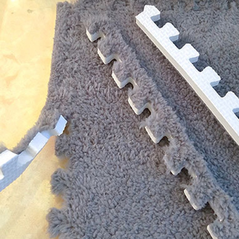 1 Thảm Xốp Lắp Ghép DIY Màu Sắc Trơn Trang Trí Sàn Nhà Cho Bé