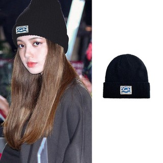 Mũ len thêu chữ Blackpink Lisa thời trang cho cặp đôi