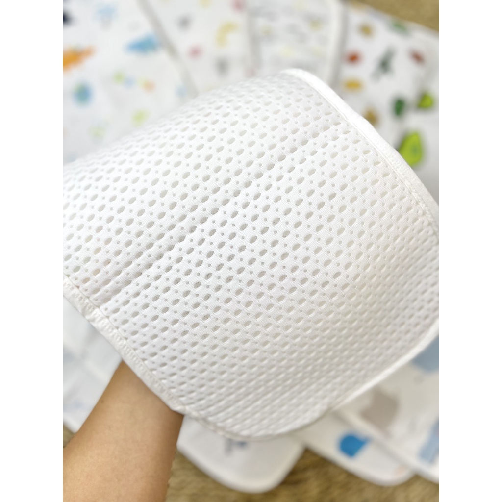 Gối thông hơi kiluta 3D - Gối mỏng lót đầu cho bé