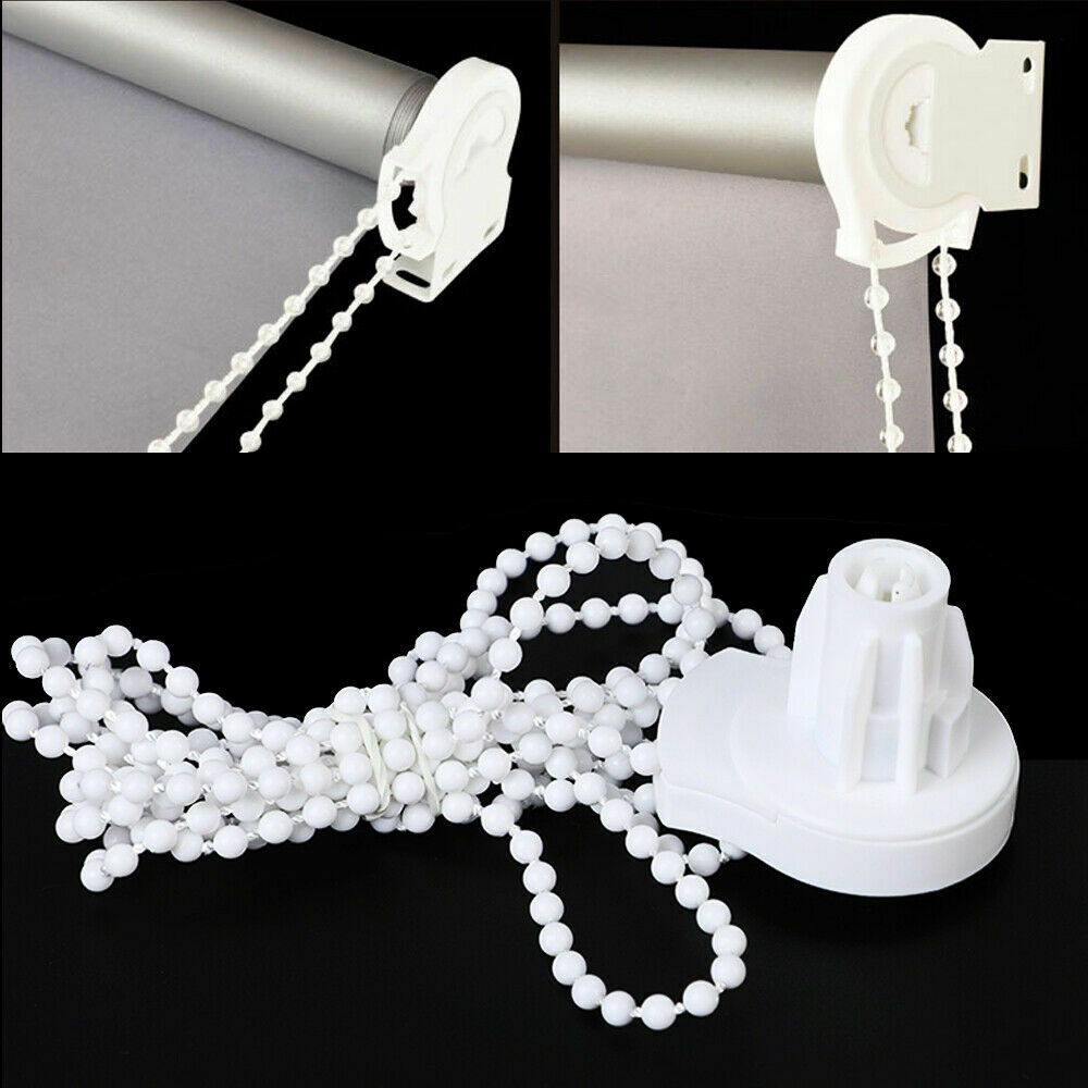 1 Bộ Móc Rèm Cửa Sổ Bằng PVC Có Con Lăn Trang Trí Nhà Cửa