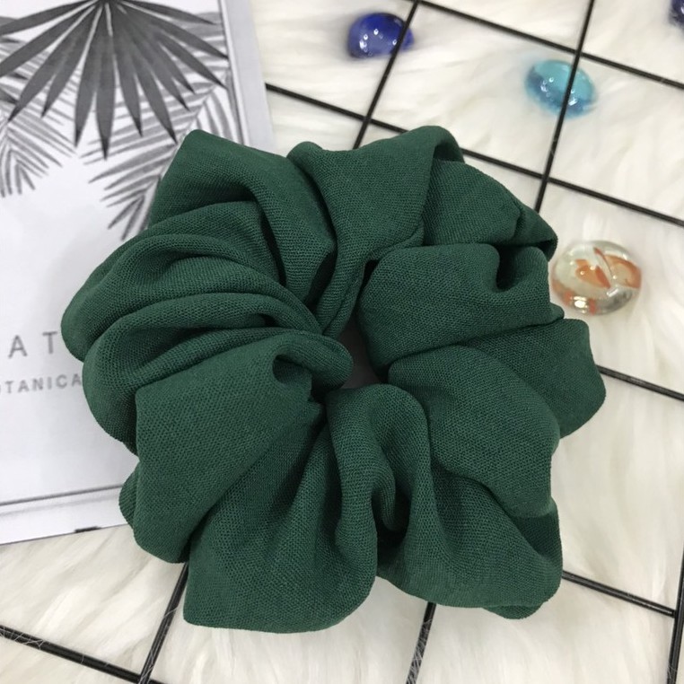 Đồ Cột Tóc Vải Scrunchies Makeup, Dây Buộc Tóc Crunchies Phụ Kiện Tóc Nữ