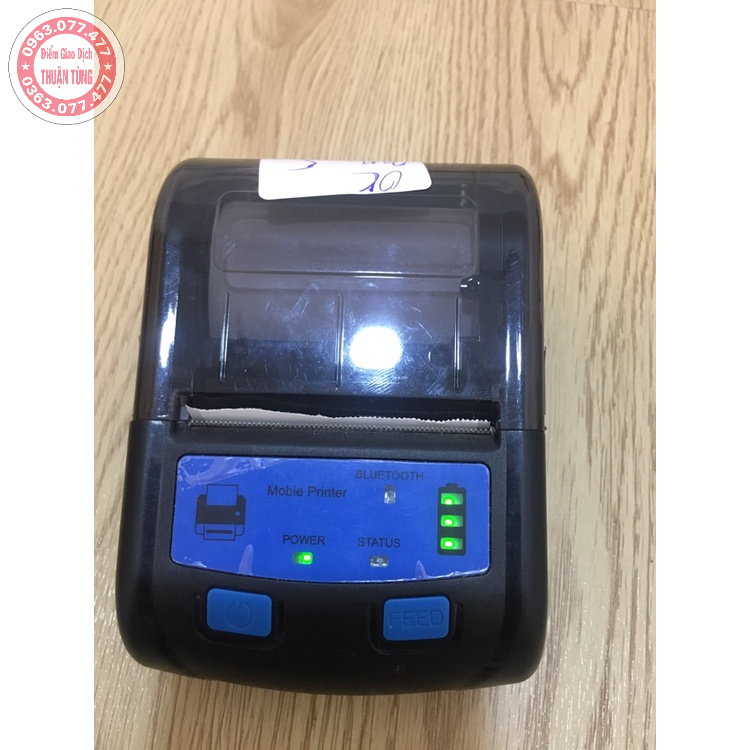 Máy In GPTV-58B2 Kết Nối Bluetooth, In GHTK, In hóa đơn KiotViet, Viettelpay Pro, Đại lý Shopee bằng điện thoại