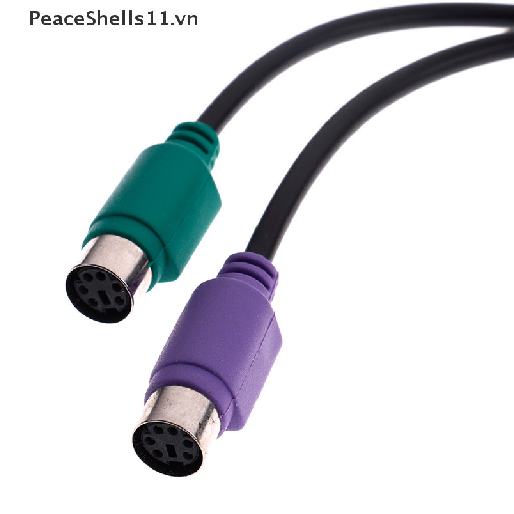 Dây cáp chuyển đổi cổng cắm usb sang ổ cắm đôi ps2 cho bàn phím và chuột
