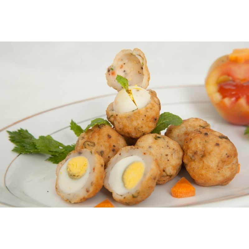 Cá Viên Trứng Cút 500g MSF / chả cá bọc trứng cút