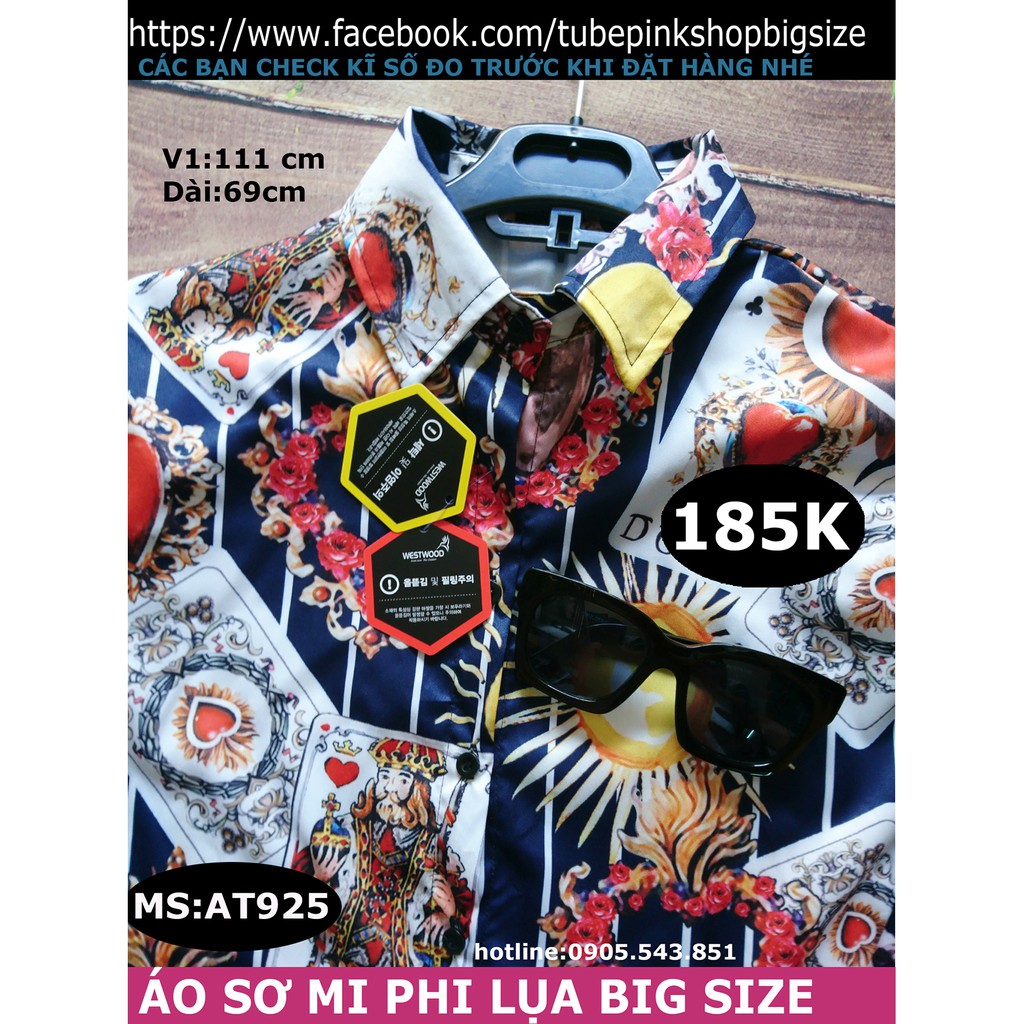 áo sơ mi phi lụa hàn quốc bigsize