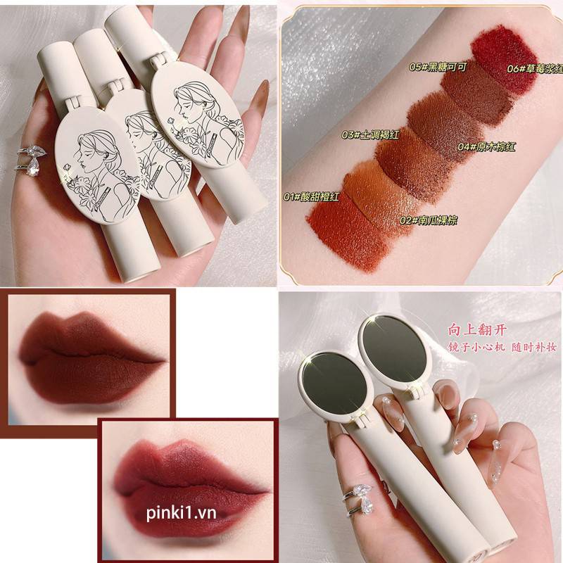 [Hàng mới về] Son môi Maffick tông lì mịn như nhung thiết kế có gương tiện dụng | BigBuy360 - bigbuy360.vn