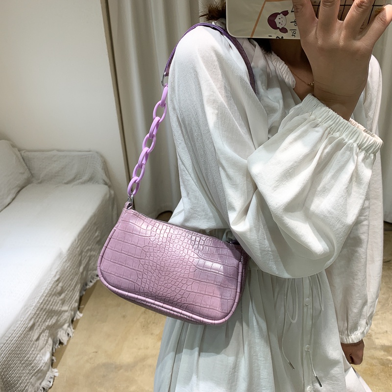 Túi xách IELGY một dây đeo kiểu cổ điển màu trà sữa thời trang